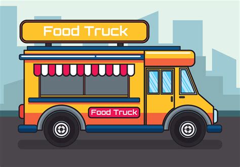 food truck illustration|clip art of food trucks.